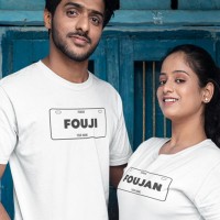 Ride High with Couple Tshirt Set Fouji Foujan – Punjabi Adda